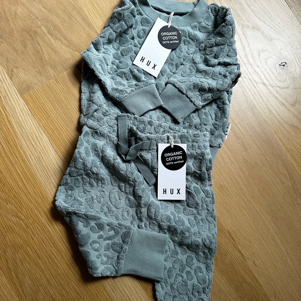 Mint green NWT Terry cloth sweatsuit in mint green 6-12